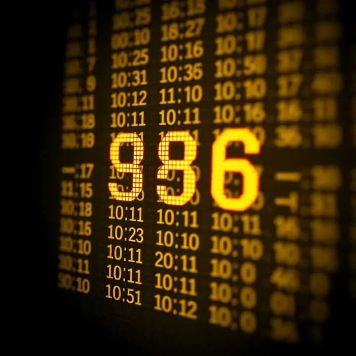 Illustration showing the conversion of a decimal number to its binary equivalent using division by two