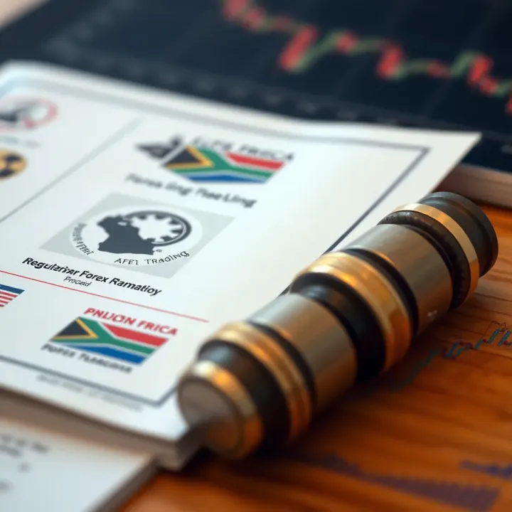 Regulatory Framework Governing Forex Trading in South Africa Overview of South African financial regulatory framework for forex trading with official logos and legal documents