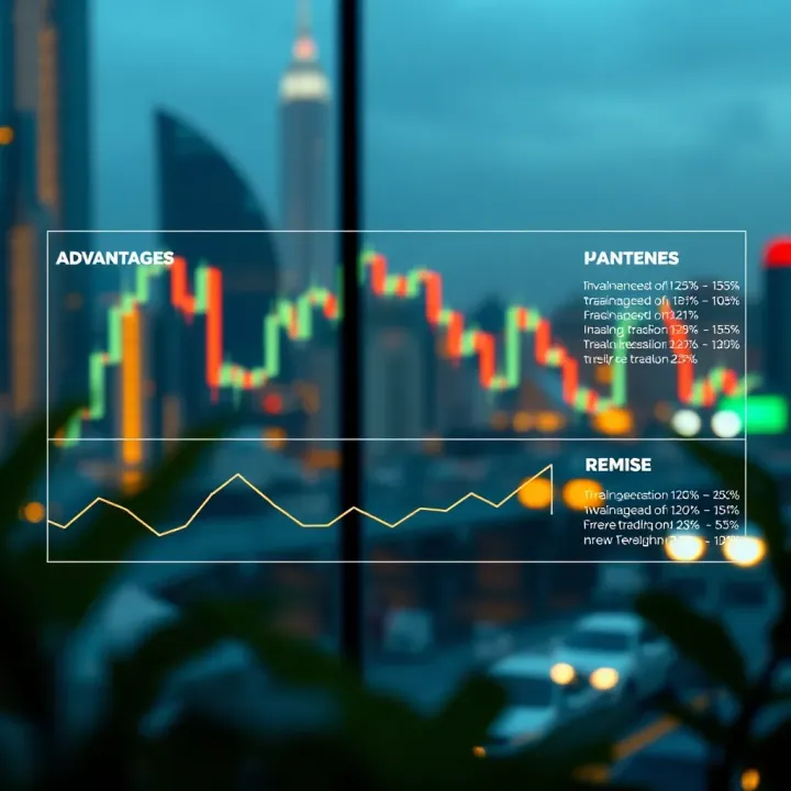 Overview of Advantages and Risks in Free Forex Trading Accounts Graphic illustrating the benefits and challenges of free forex trading accounts