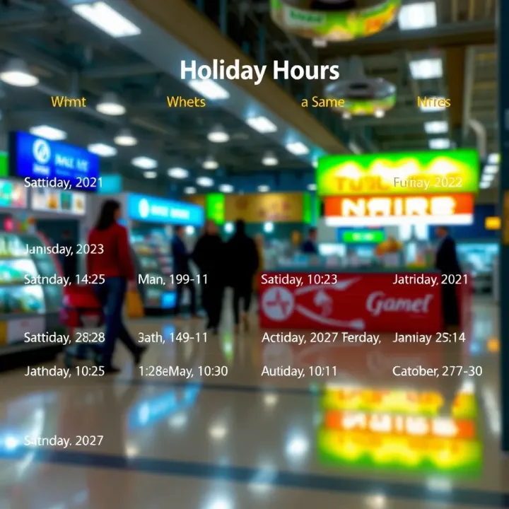 Calendar highlighting holiday dates affecting game store schedules in South Africa